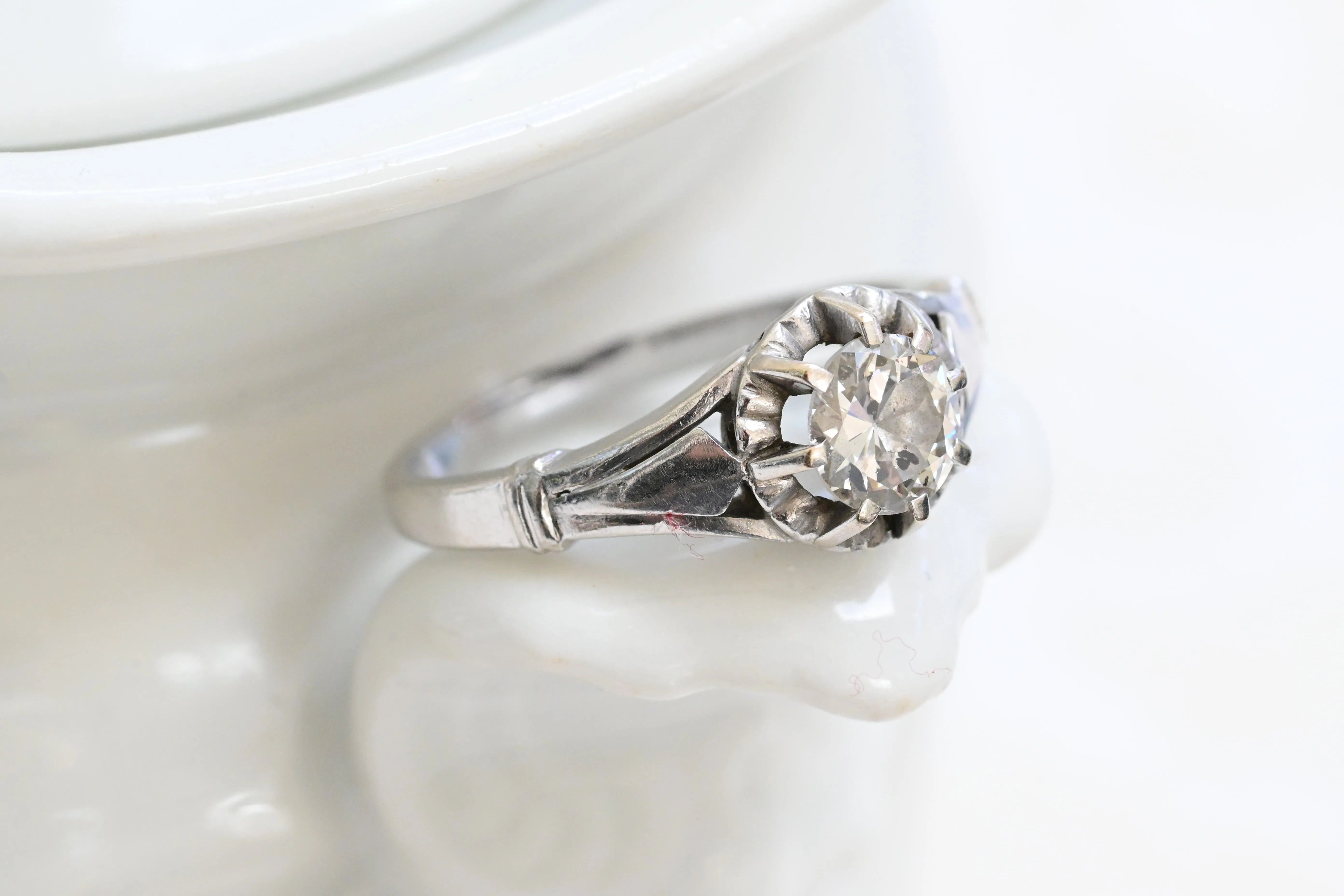 Vintage solitaire ring