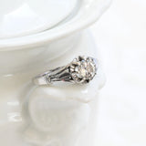 Vintage solitaire ring