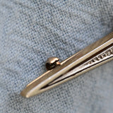 Diamond and pearl classic brooch
