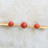 Vintage Coral Brooch