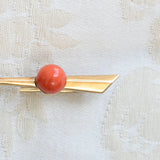 Vintage Coral Brooch