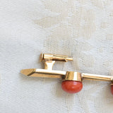 Vintage Coral Brooch