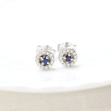 Vintage sapphire earrings