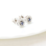Vintage sapphire earrings