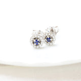 Vintage sapphire earrings