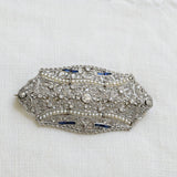 Art deco geometricc brooch