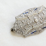 Art deco geometricc brooch