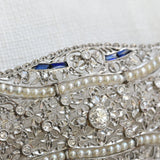 Art deco geometricc brooch