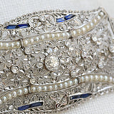 Art deco geometricc brooch