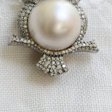 Antique Owl Brooch