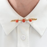 Vintage Coral Brooch