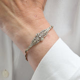 Art deco diamond bracelet