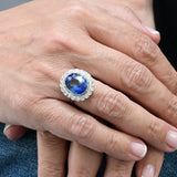 Vintage topaz rosette