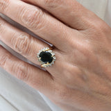 Vintage sapphire rosette