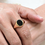 Vintage Onyx-Siegelring