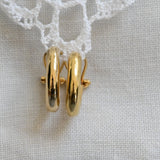 Vintage gold earrings