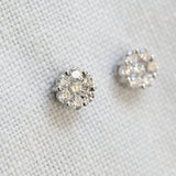 Vintage stud flower earrings