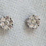 Vintage stud flower earrings