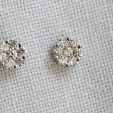 Vintage stud flower earrings