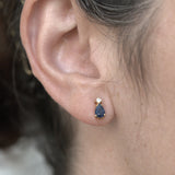 Vintage pendant drop earrings