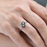 Bague fleur vintage toi et moi