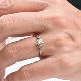 Antique solitaire diamond ring