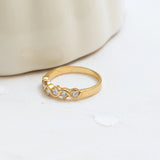 Vintage six diamond ring