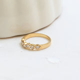 Vintage six diamond ring