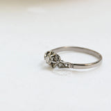 Antique solitaire diamond ring