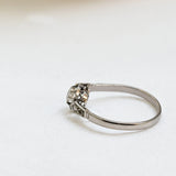 Antique solitaire diamond ring