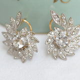 Art nouveau sapphire earrings