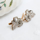 Art nouveau floral earrings