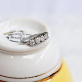 Mid 20th centiry half wedding ring