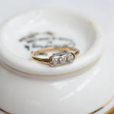 Bague diamant vintage des années 20