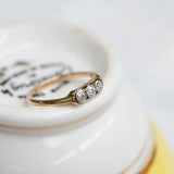 Bague diamant vintage des années 20