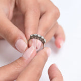 Mid 20th centiry half wedding ring