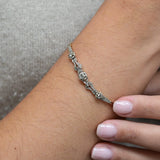 Art deco engagement bracelet