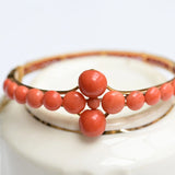 Vintage coral bracelet