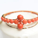 Vintage coral bracelet