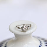 Engagement diamond ring from the 1950s