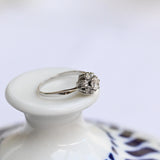 Engagement diamond ring from the 1950s