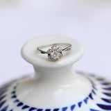 Engagement diamond ring from the 1950s
