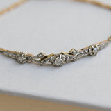 Art deco engagement bracelet
