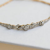 Art deco engagement bracelet