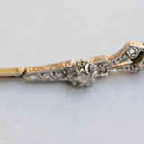 Art deco engagement bracelet