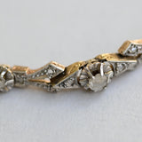 Art deco engagement bracelet