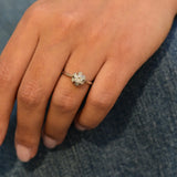 Engagement diamond ring from the 1950s