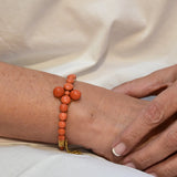 Vintage coral bracelet