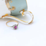 1920´s Rosette ruby ring