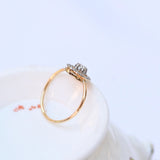 Bague diamant vintage des années 20
